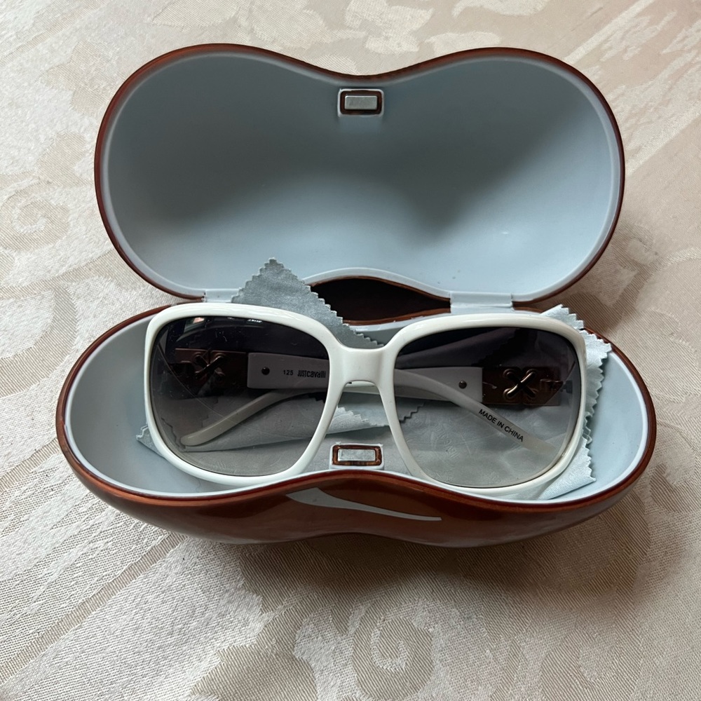 Just Cavalli white sunglasses